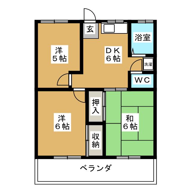 ファミーユ静香の間取り