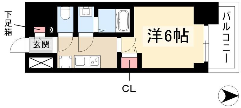 【プレサンス葵デュリスの間取り】