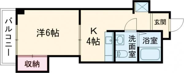 ヴィラ太秦の間取り