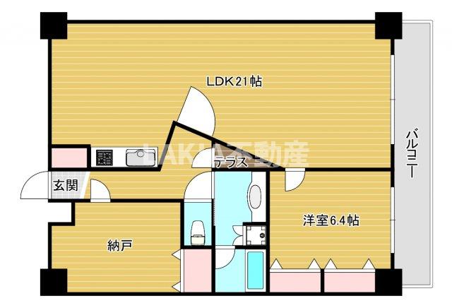 【LaDouceur中之島の間取り】