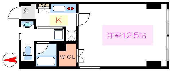 ユリービルの間取り