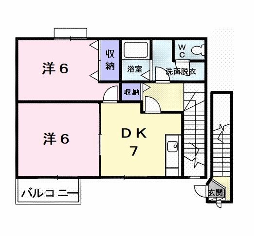 メゾンポピュレールの間取り