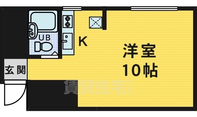 堺市堺区出島海岸通のマンションの間取り