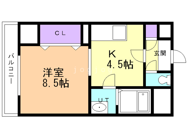 ジュマ旭ケ丘の間取り