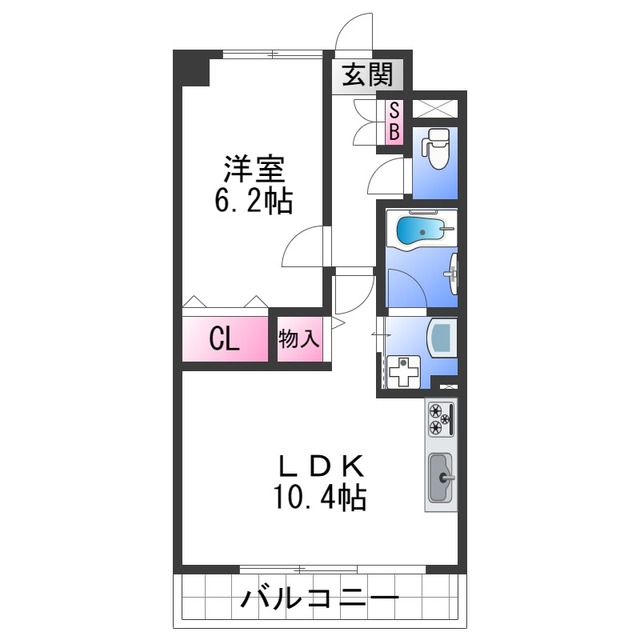 紀の川市藤崎のマンションの間取り