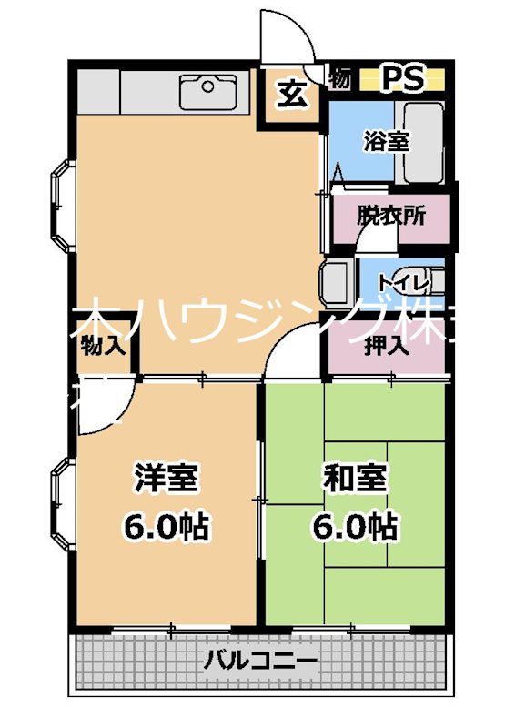 ラポール霧が丘の間取り