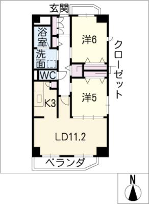 Ｓｕｇａｒ　Ｈｉｌｌ　千種の間取り