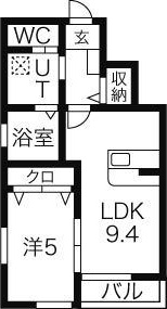 盛岡市浅岸字堰根築12年の間取り