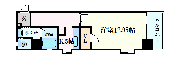 ロアール松川町の間取り