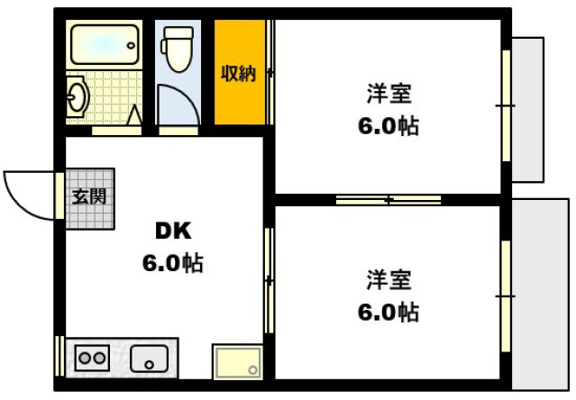 コーポ山根の間取り