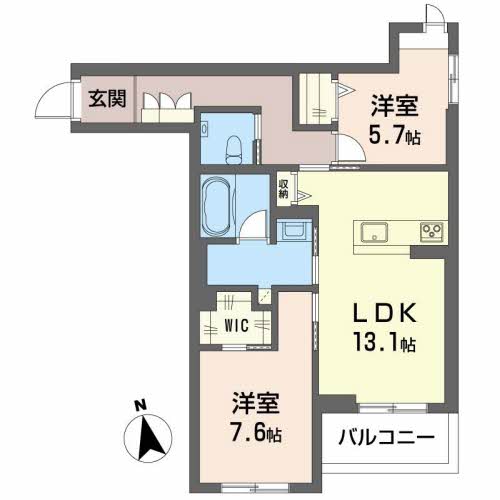 富岳五橋の間取り