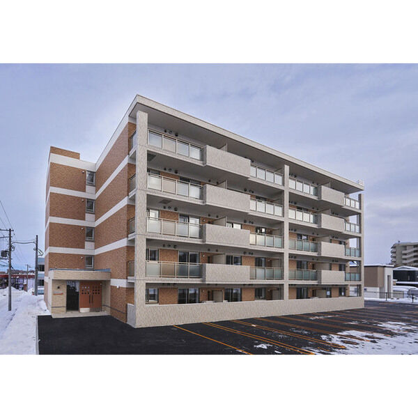 【札幌市清田区北野一条のマンションの建物外観】