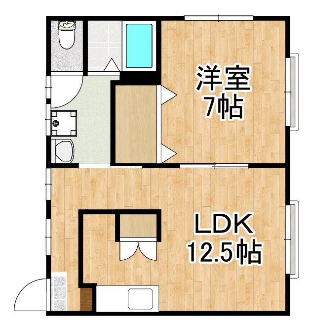 ヨシミツハイツの間取り