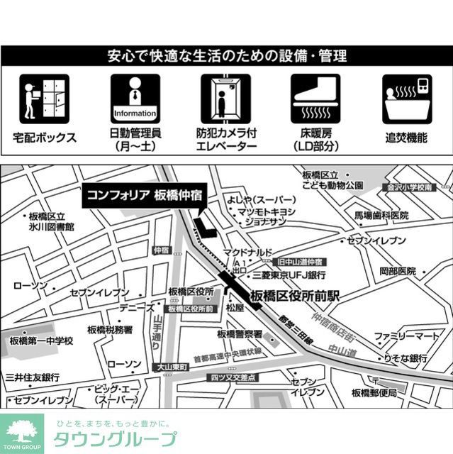 【板橋区仲宿のマンションのその他】