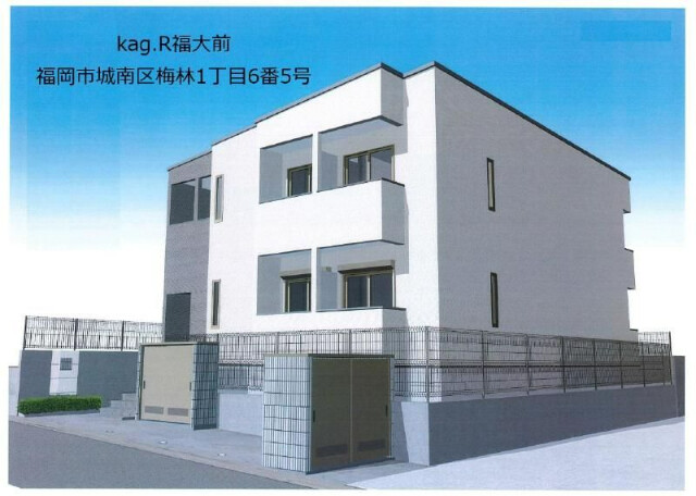 【kag.R福大前の建物外観】