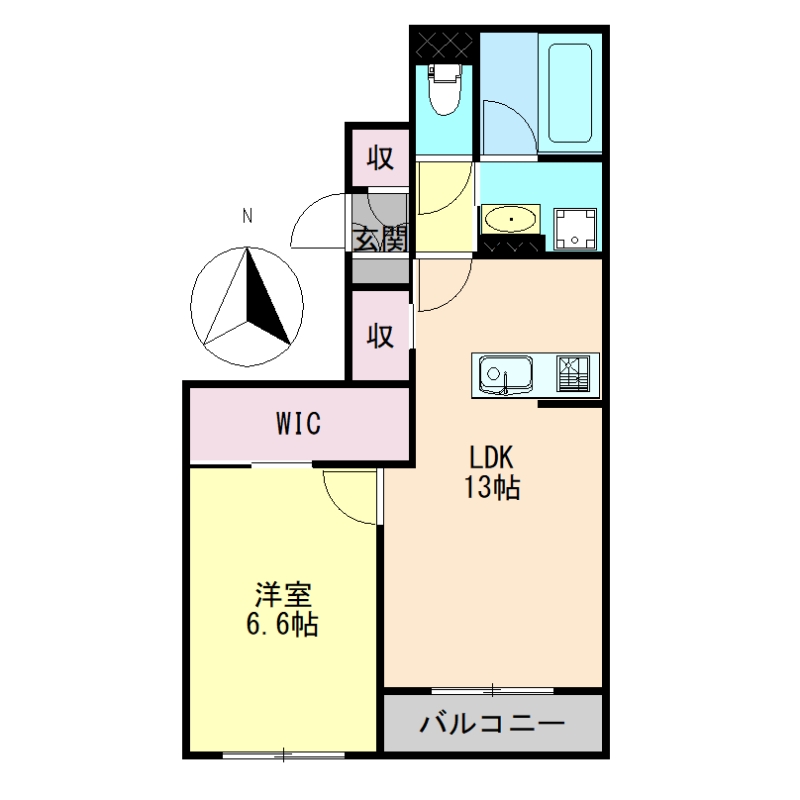 BEREO吉野本町の間取り