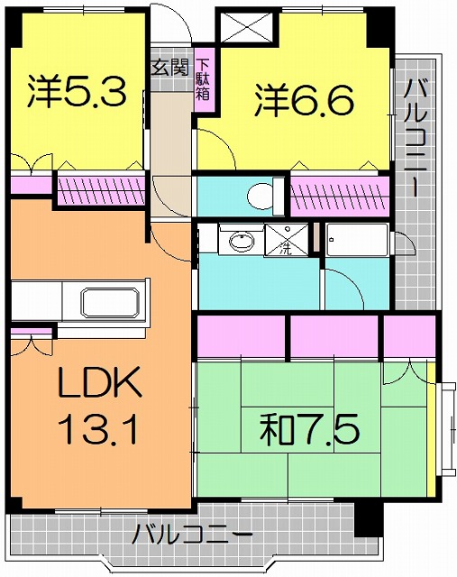 フォーレストンIIの間取り