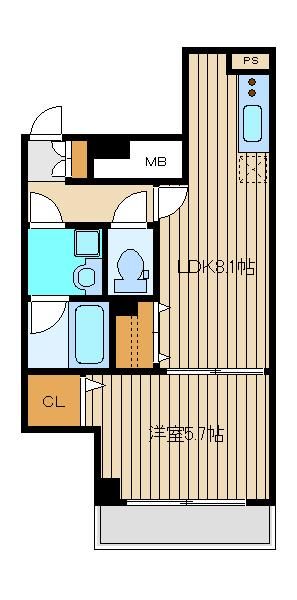 練馬区栄町のマンションの間取り