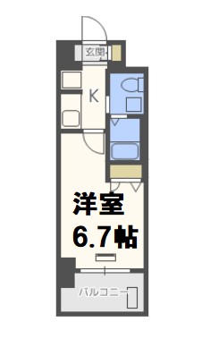 エステムコート梅田・天神橋IIIアヴァンテの間取り