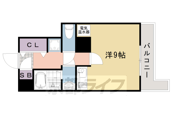 エリーフラッツ嵐山の間取り