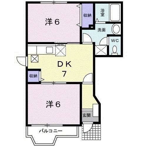 ポワールメゾンＢの間取り