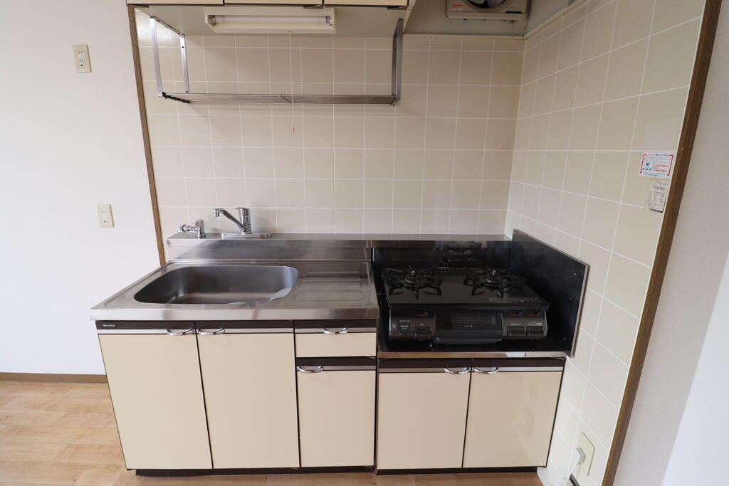 キッチン　2口コンロのキッチンです♪