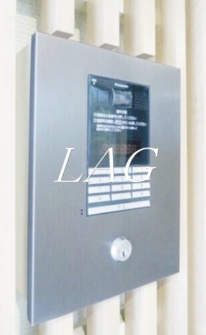 セキュリティ　モニター付きインターフォンです。