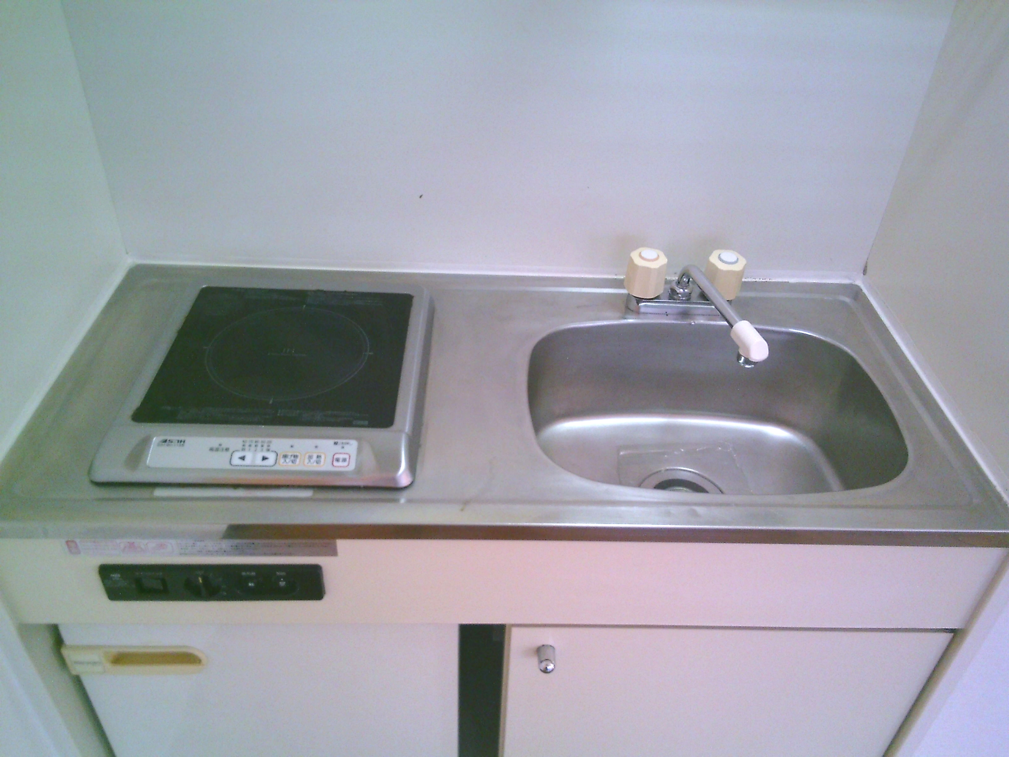 キッチン　システムキッチン、IH1口コンロ