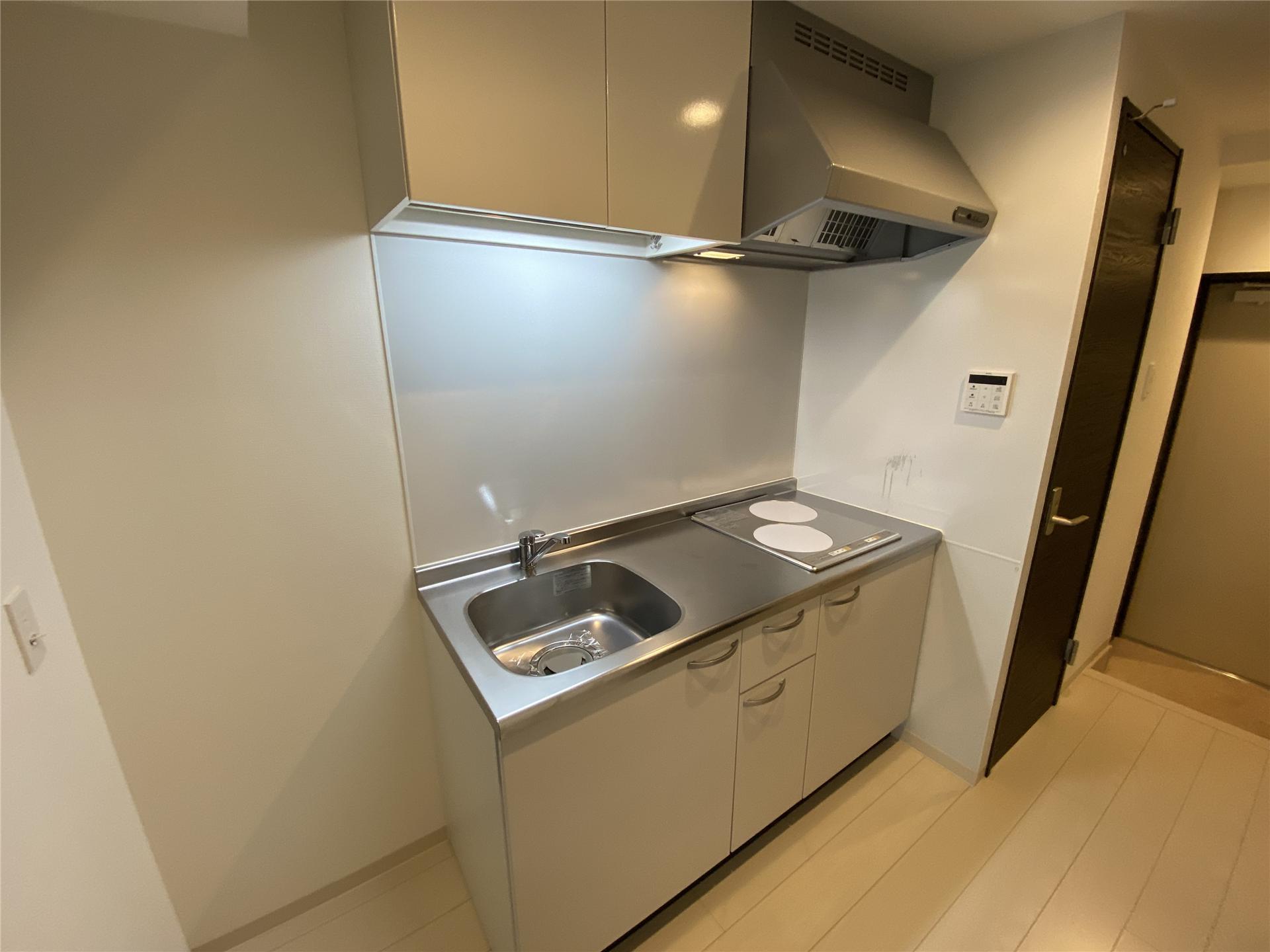 キッチン　２口IHコンロ付のキッチンです