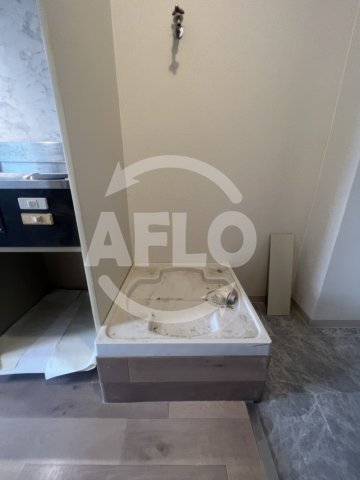 洗面設備　南堀江レヂデンス　洗濯機置き場