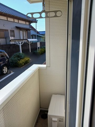 バルコニー　バルコニーがあります