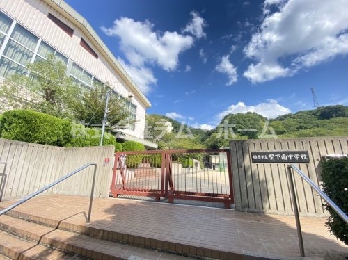 中学校　柏原市立堅下南中学校（中学校）まで562m