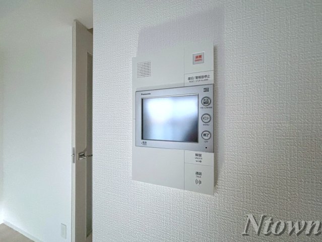 セキュリティ　モニター付きです