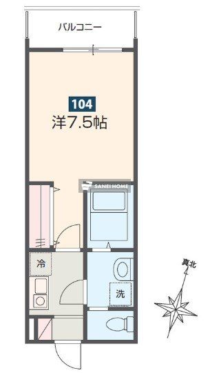 MELDIA入間市 IIIの間取り写真