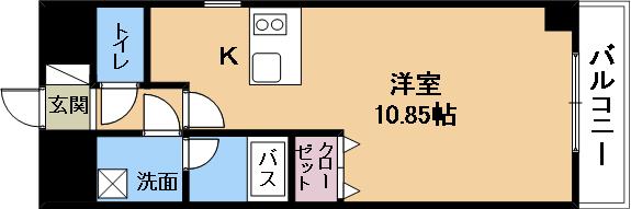 エンゼルプラザeast Iの間取り写真