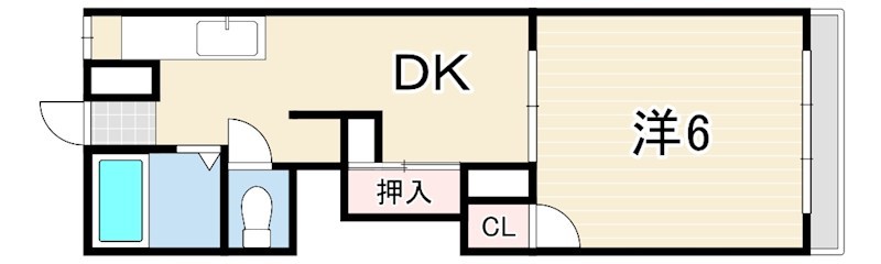 シャトー五色山の間取り写真