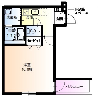 フジパレス遠里小野III番館の間取り写真