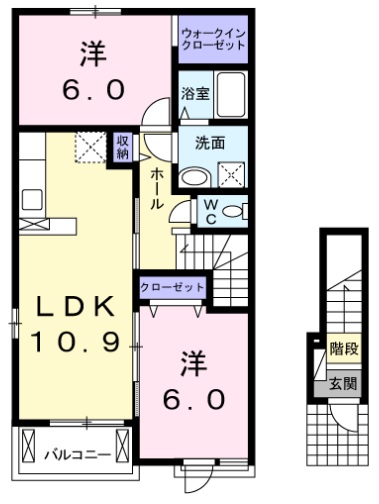 ボヌール上浦　Ａの間取り