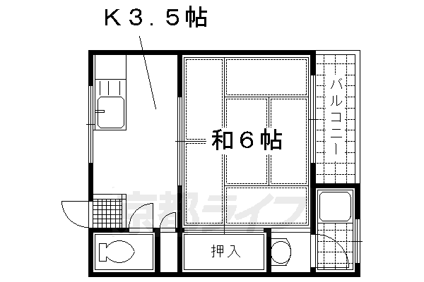 福寿荘の間取り