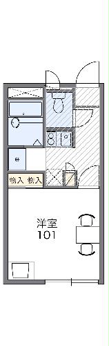 レオパレスヒロの間取り