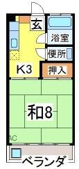 沼津市若葉町のマンションの間取り