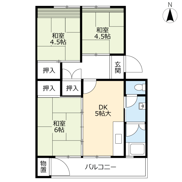 ＵＲ志徳の間取り