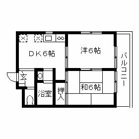 サンモールシブヤの間取り