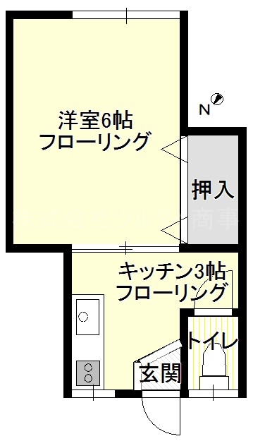 神奈川県横浜市鶴見区生麦５（アパート）の賃貸物件の間取り