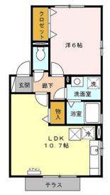 アモラカーザ砂川の間取り