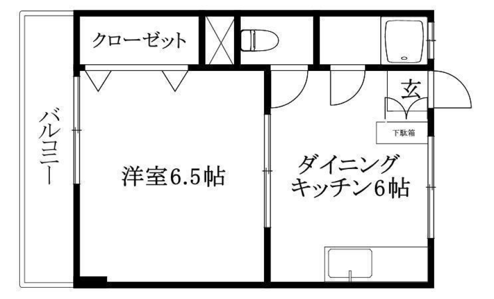 コーポ皐月の間取り