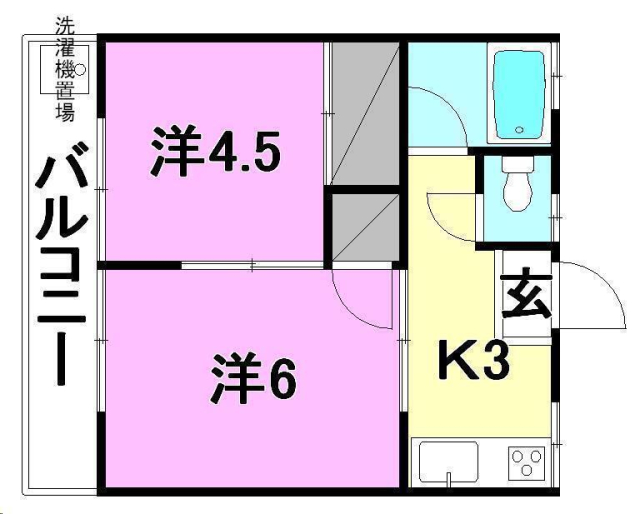 早瀬マンションの間取り