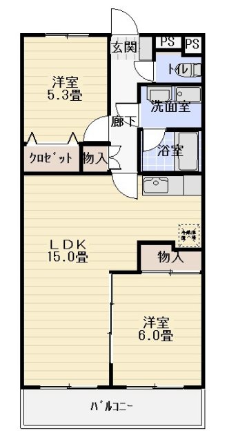 コンフォート萩Ｍの間取り