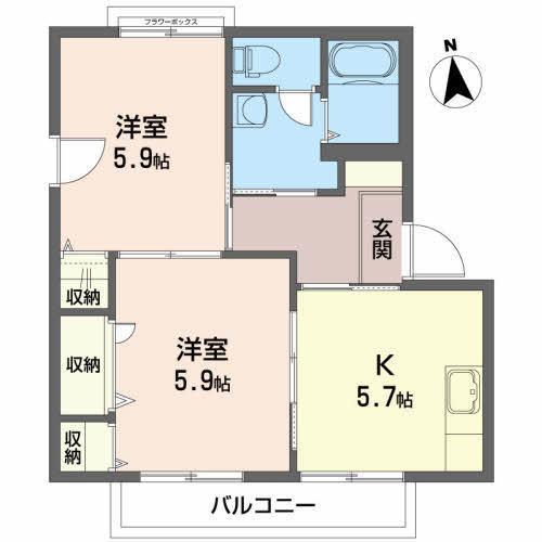 カーサ・レプレの間取り