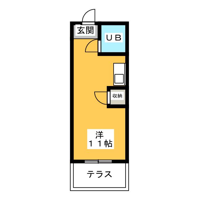 幸川マンション南館の間取り